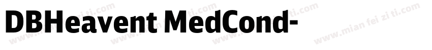 DBHeavent MedCond字体转换